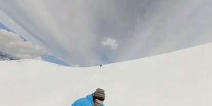 Giresun yaylalarında nisan ayında snowboard keyfi