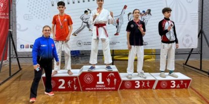 Aydınlı sporcular Denizli’den dereceyle döndü