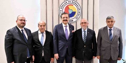 Başkan Dumandağ, TOBB Başkanı Hisarcıklıoğlu ile bir araya geldi