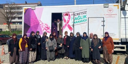 Yığılca’da kanser taraması vatandaşın ayağına geldi