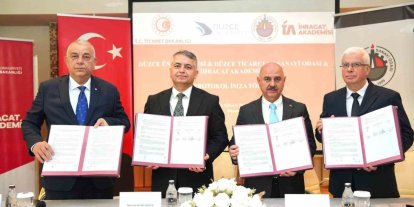 İhracat Akademisi protokolü imzalandı