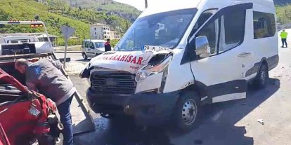 Giresun’da trafik kazaları: 1 ölü, 6 yaralı