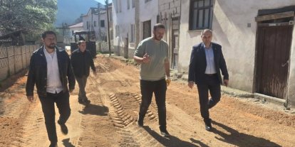 Bilecik’te kilit parke taşı döşeme çalışmaları tamamlandı