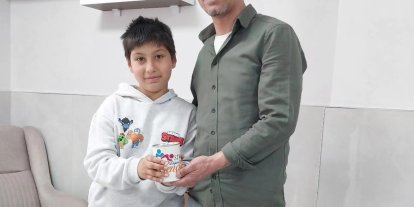 Simav’da minik yürekten büyük bağış