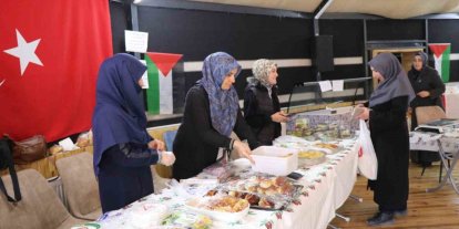 Gazze’ye umut için Oltu’da  hayır çarşısı