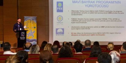 Manavgat’ta turizm sezonu öncesi mavi bayrak bilgilendirme toplantısı