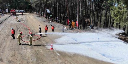 Ormancılar kıyasıya yarıştı