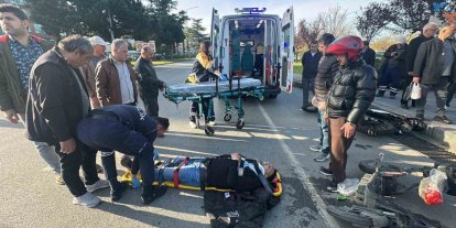 Samsun’da motosiklet ile elektrikli scooter çarpıştı: 2 yaralı