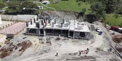 Vali Masatlı Belen’de okul inşaatını inceledi