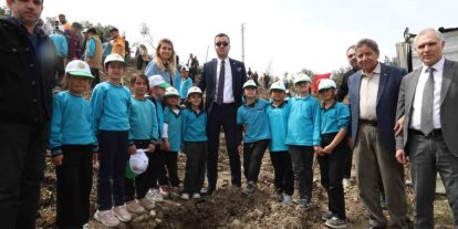 Akdam’da 1000 fidan toprakla buluştu