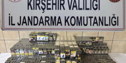 Çiçekdağı’nda kaçak sigara operasyonu