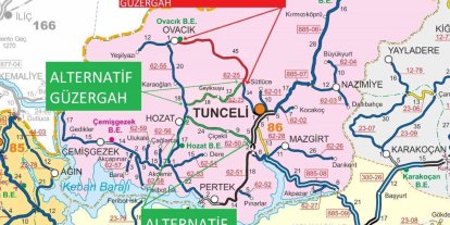 Tunceli-Ovacık yolunda çalışma: Yol trafiğe kapatılacak