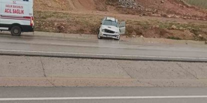 Siirt’te araç takla attı: 2 yaralı