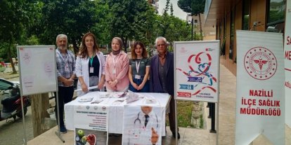 Nazilli’de vatandaşlara kalp sağlığı anlatıldı