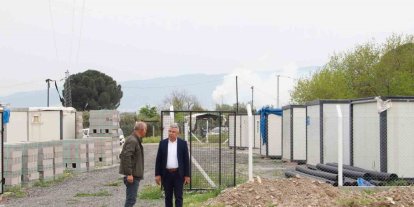 Köşk’te sokak hayvanları için barınak çalışması sürüyor