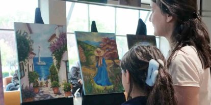 Şehitkamilli hanımların eserleri görücüye çıktı