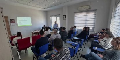 Gerze’de sağlık personeline yangın ve afet bilinci eğitimi