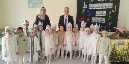 Kars Sultan Alparslan Külliyesi’nde Miniklerin Kur’an Sevinci