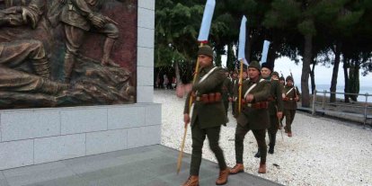 Çanakkale Kara Savaşları’nın 111’inci yıl dönümü tören provası yapıldı