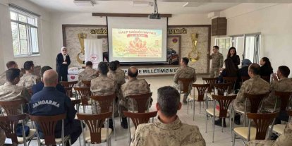 Jandarma ekiplerine sağlık eğitimi