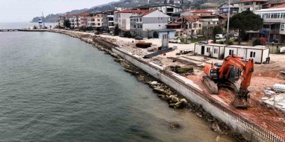 Dalgı kırıcı set Ulaşlı’da deniz taşkınlarına ’dur’ diyecek