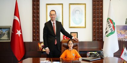 Başkan Ekim koltuğunu miniklere devretti