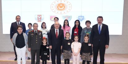 Bakan Güler şehit ve gazilerin çocuklarıyla bir araya geldi