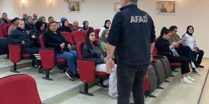 Erzincan’da afet bilinci eğitimleri sürüyor