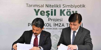 KOP destekli ’Yeşil Köy’ projesi için imzalar atıldı