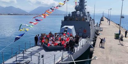 TCG BORA Alanya’da ziyarete açıldı