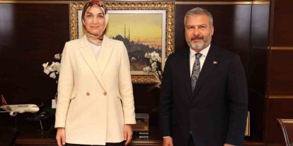 Rektör Adıgüzel’den Bakan Yardımcısı Kübra Güran Yiğitbaşı’na ziyaret