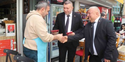 DESOB Başkanı Erbeği, Denizli esnafını ziyaret etti