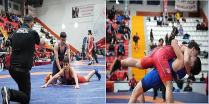 Kars’ta U15 Güreş Türkiye şampiyonası başladı