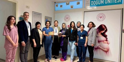 Muğla Eğitim ve Araştırma Hastanesi’nde ebeler unutulmadı