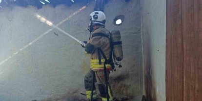 Reyhanlı’da müstakil ev yandı