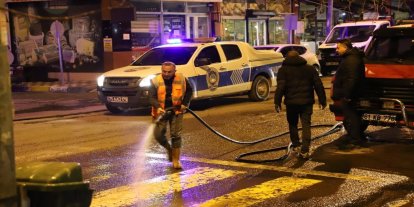 Belediye ekiplerinin bahar temizliği sürüyor