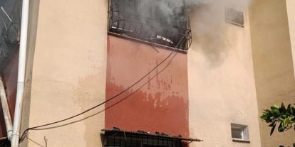 Dörtyol’da apartman dairesi alevlere teslim oldu