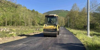 Gölyaka’da 2,7 kilometrelik sıcak asfalt çalışması tamamlandı