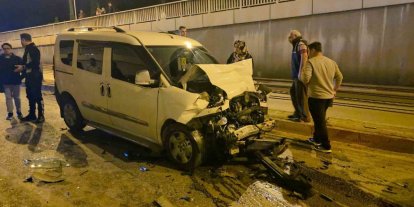 Antalya’da 11 araçlı zincirleme kaza: 1 yaralı