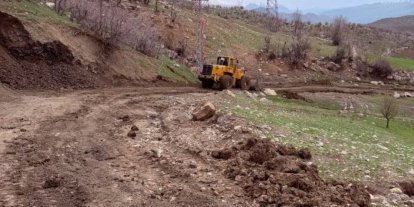 Şırnak’ta 18 köy yolunda çalışmalar sürüyor
