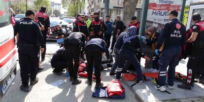 Malatya’da yunus timleri kaza yaptı: 2 polis yaralı