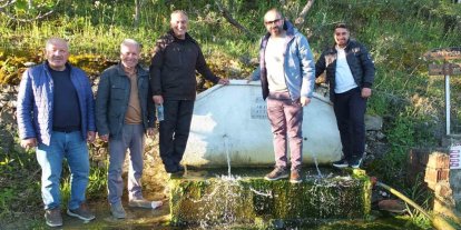 Burhaniye’de çeşmelerden fışkıran sular bereketli sezon umutlarını artırdı