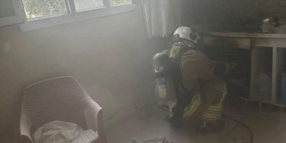 Reyhanlı’da ev yangını