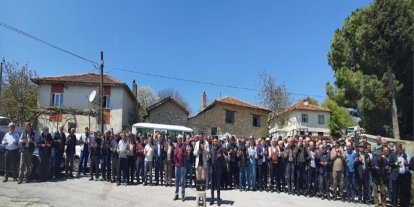 Çakallar köy hayrında eller yağmur için semaya kalktı