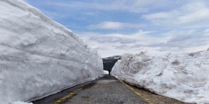 Ordu’nun yükseklerinde nisan sonunda 4 metre kar