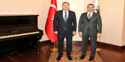 AK Parti Kars Milletvekili Adem Çalkın’dan Vali Polat’a Ziyaret