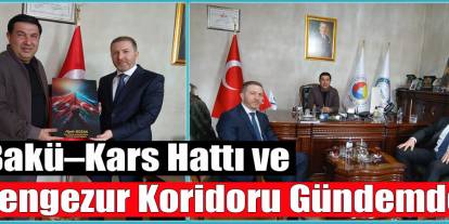 Kars’ta Azerbaycan ile ticari iş birliği görüşmesi