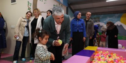 Tavşancıl Çocuk Oyun Evi modern yüzüyle açıldı