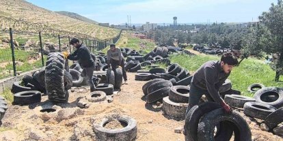 Mardin Büyükşehir Belediyesi, 100 ton atık lastiği geri dönüşüme kazandırdı