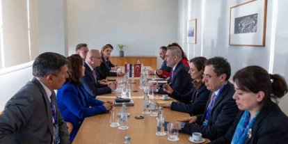 Dışişleri Bakanı Fidan, Hırvat mevkidaşı Grlic-Radman ile bir araya geldi